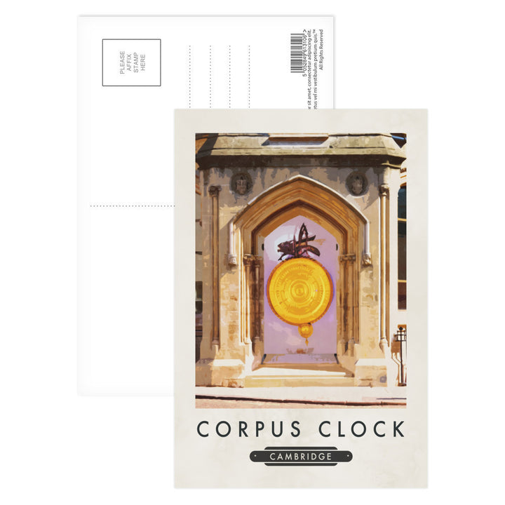 The Corpus Clock, Cambridge Postcard Pack