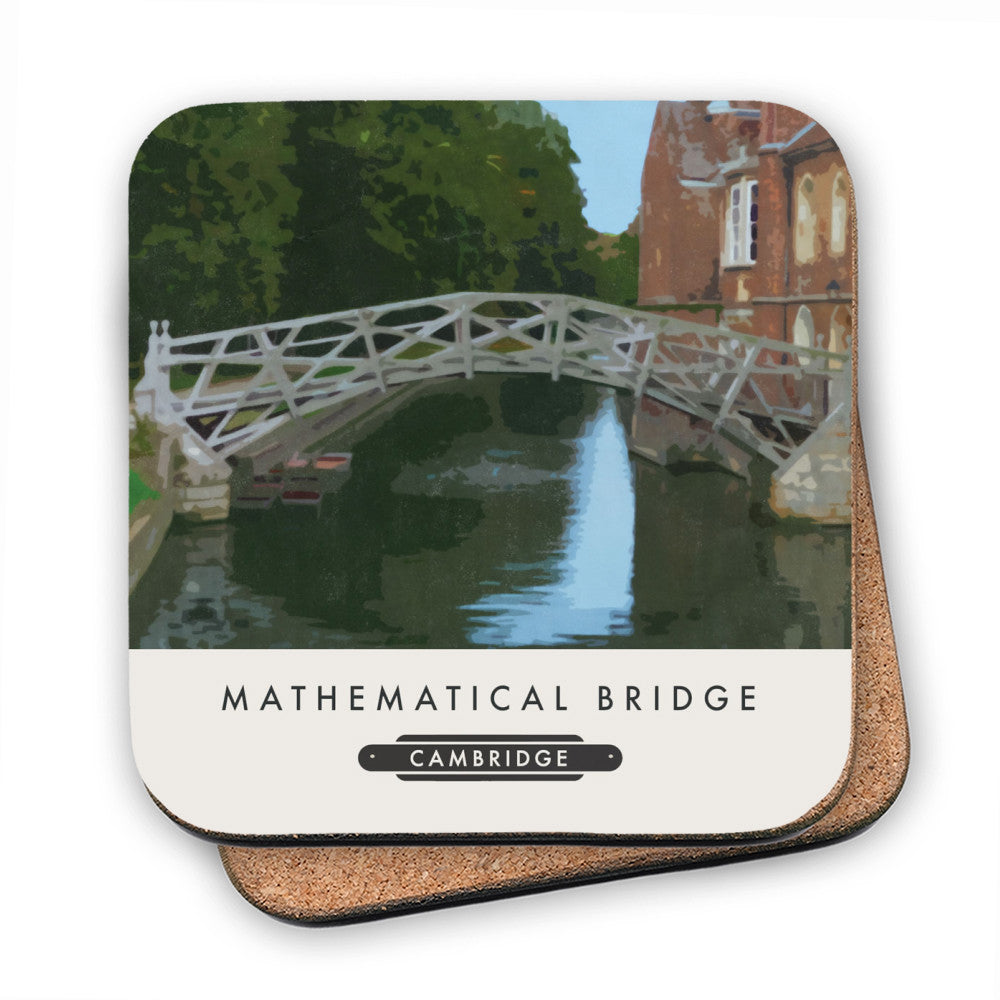 The Mathematical Bridge, Cambridge MDF Coaster