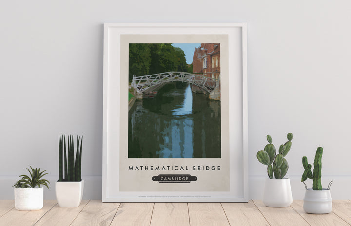 The Mathematical Bridge, Cambridge - Art Print