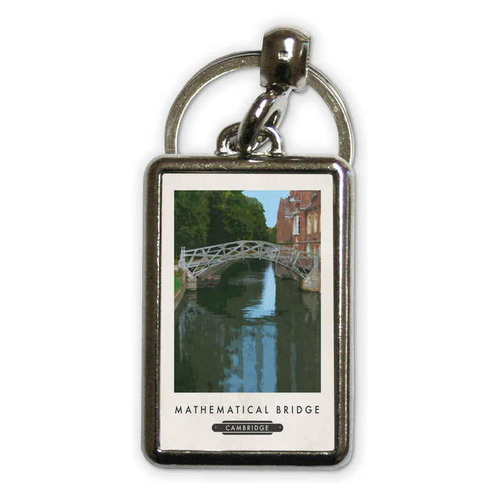 The Mathematical Bridge, Cambridge Metal Keyring