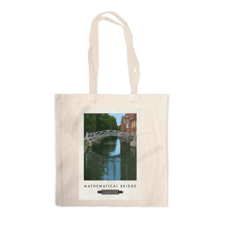 The Mathematical Bridge, Cambridge Canvas Tote Bag