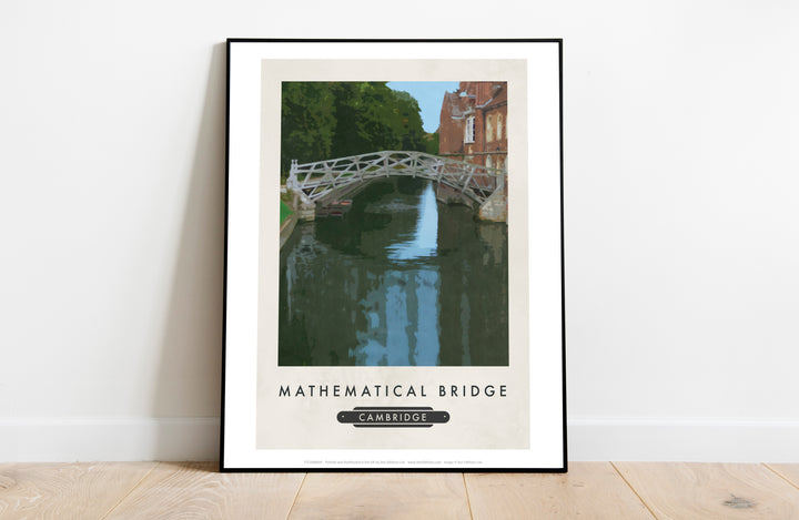 The Mathematical Bridge, Cambridge - Art Print