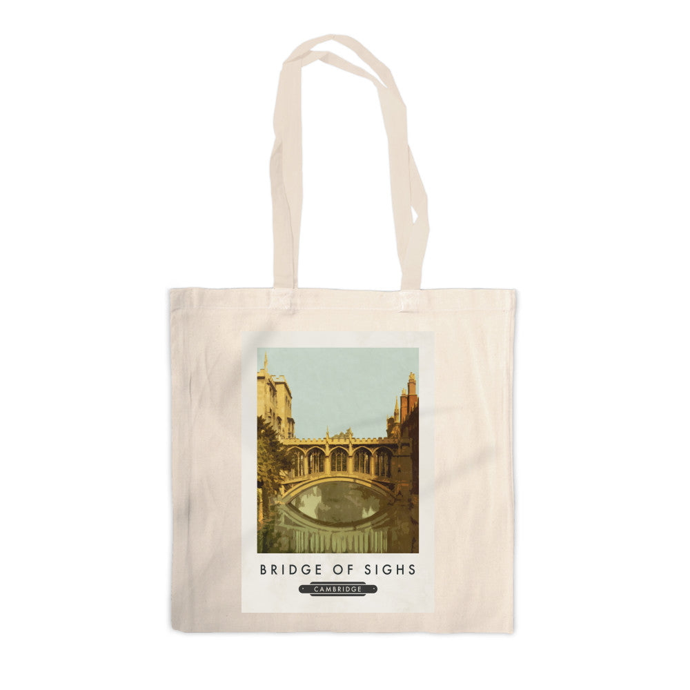 The Bridge of Sighs, Cambridge Canvas Tote Bag