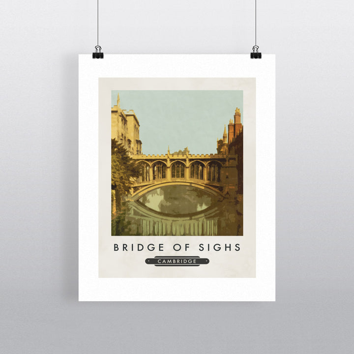 The Bridge of Sighs, Cambridge 90x120cm Fine Art Print
