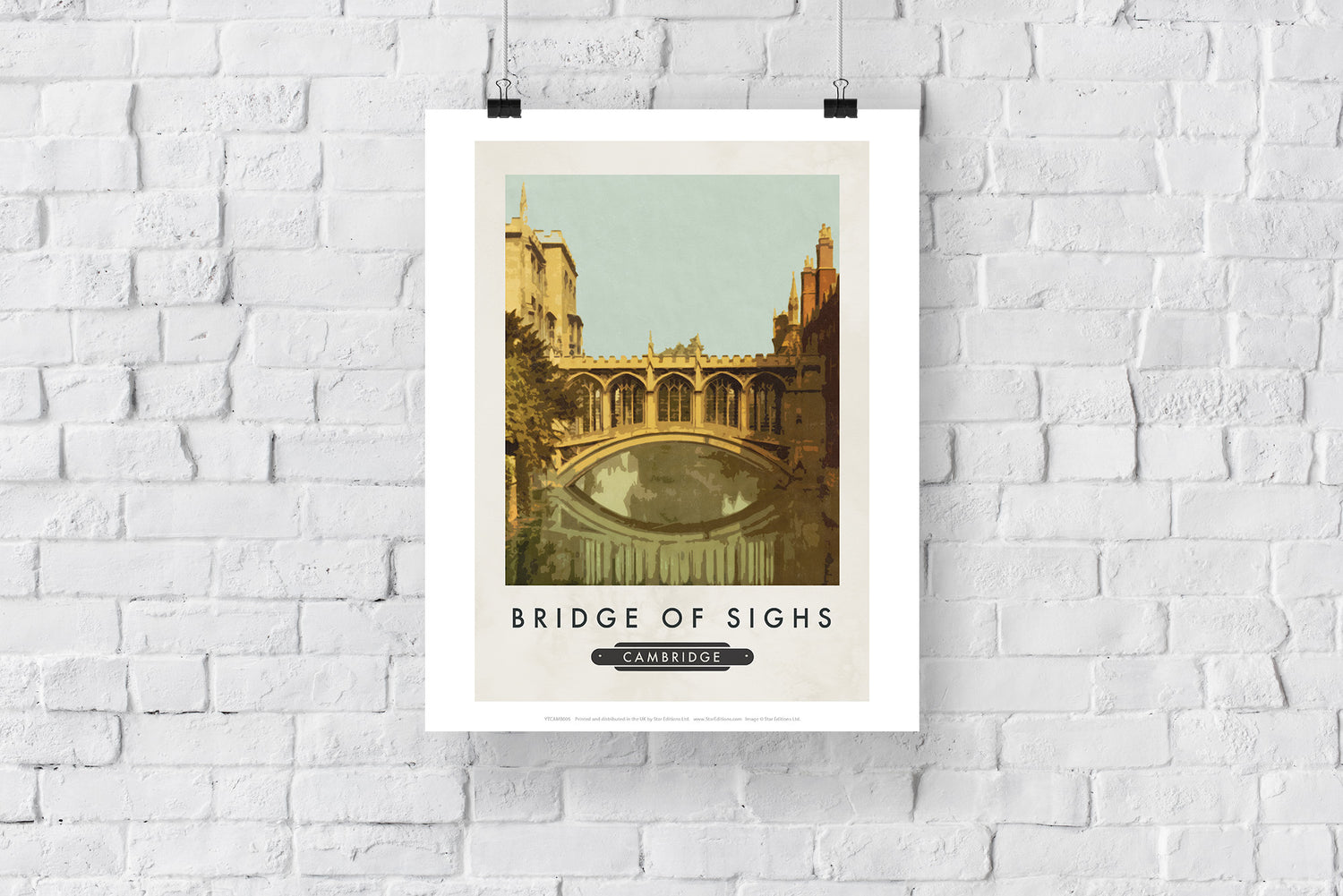 The Bridge of Sighs, Cambridge - Art Print