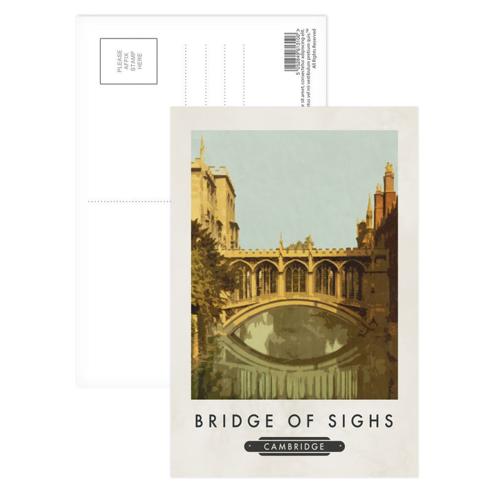 The Bridge of Sighs, Cambridge Postcard Pack