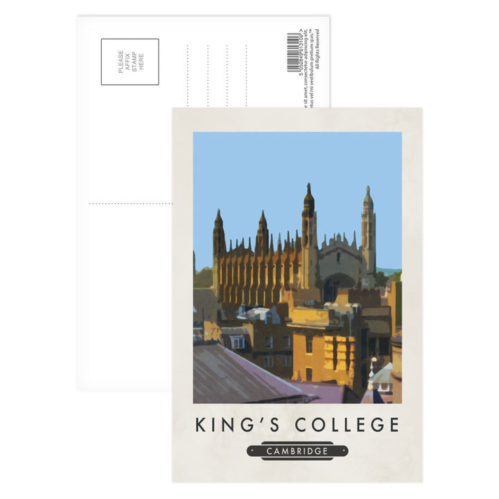 Kings College, Cambridge Postcard Pack