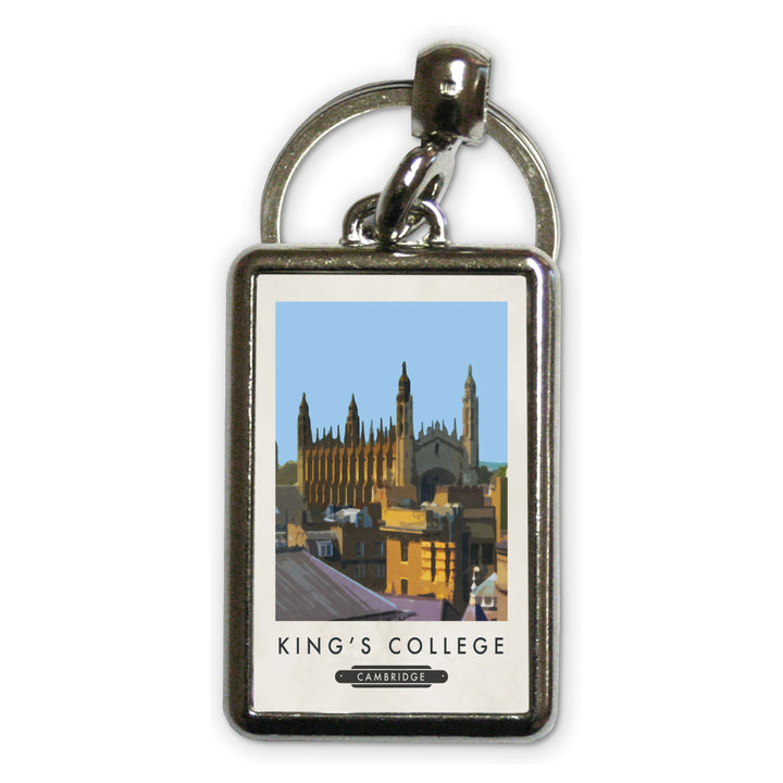 Kings College, Cambridge Metal Keyring