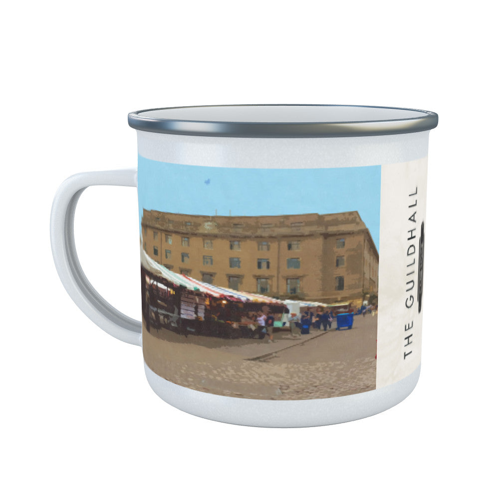The Guildhall, Cambridge Enamel Mug