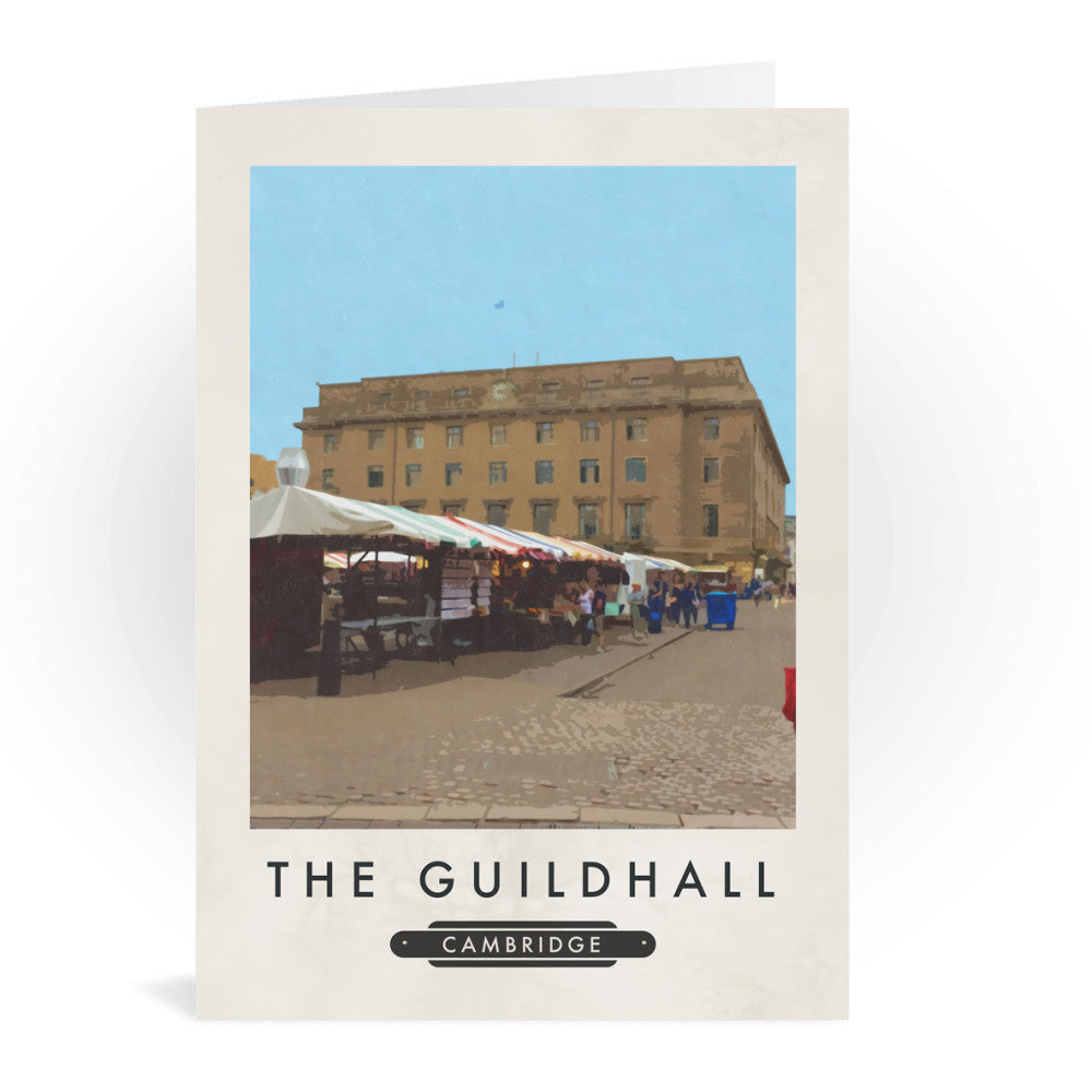 The Guildhall, Cambridge Greeting Card 7x5