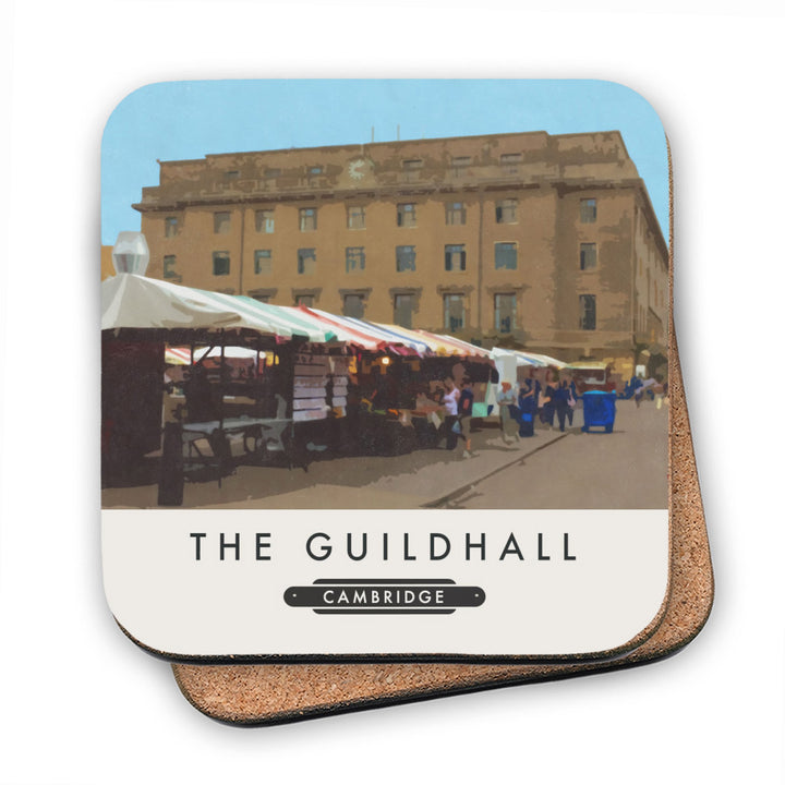 The Guildhall, Cambridge MDF Coaster
