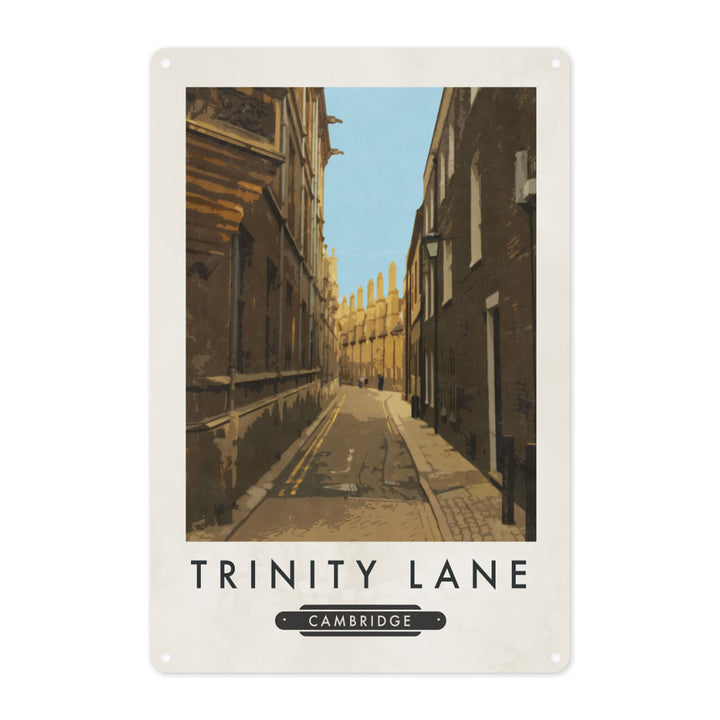 Trinity Lane, Cambridge Metal Sign