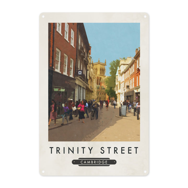 Trinity Street, Cambridge Metal Sign
