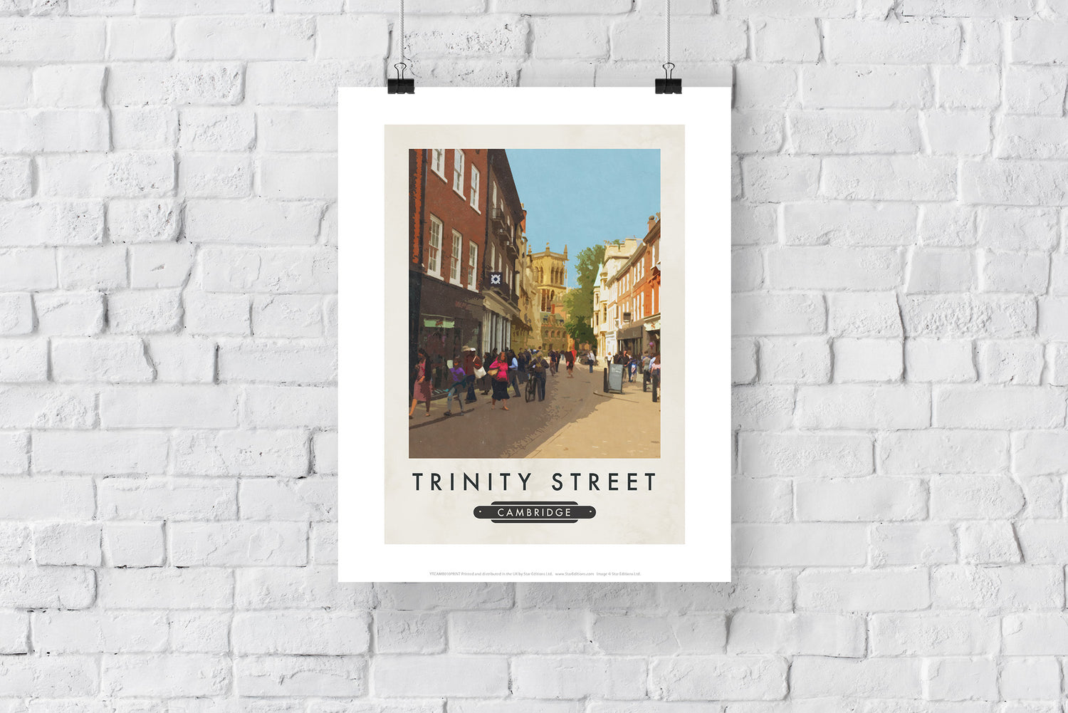 Trinity Street, Cambridge - Art Print