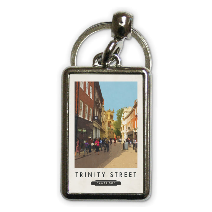 Trinity Street, Cambridge Metal Keyring
