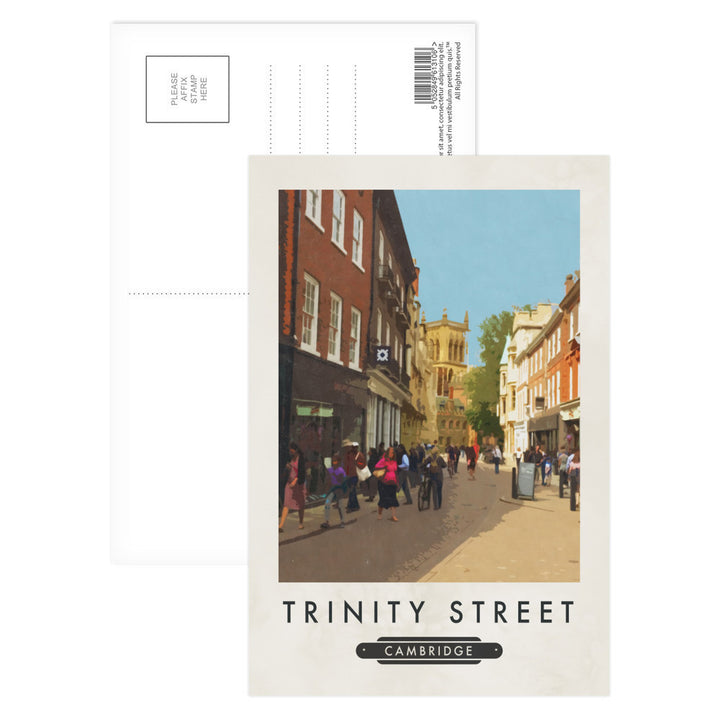 Trinity Street, Cambridge Postcard Pack