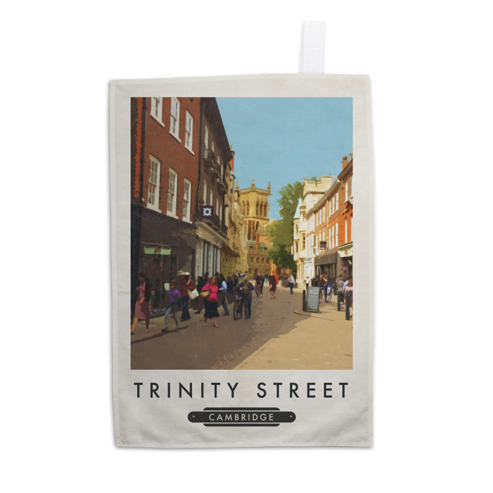 Trinity Street, Cambridge Tea Towel