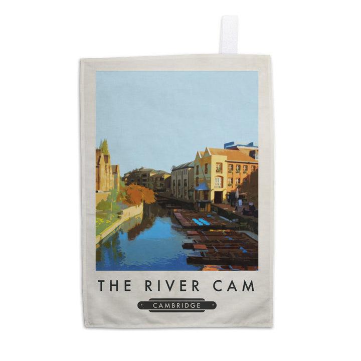 The River Cam, Cambridge Tea Towel