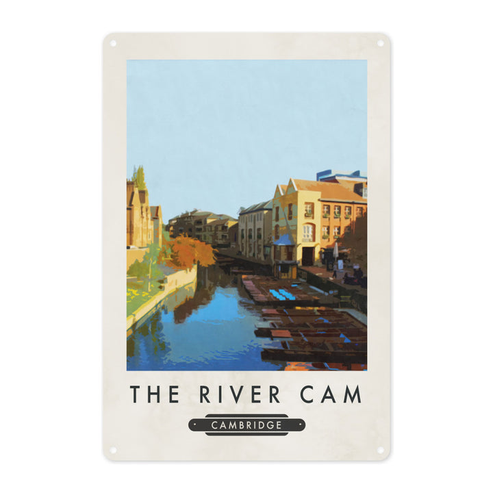 The River Cam, Cambridge Metal Sign