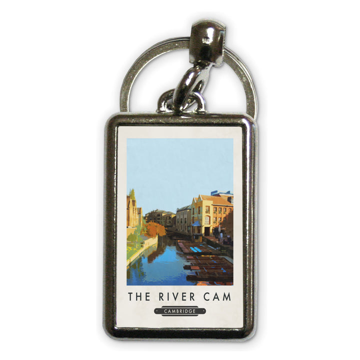 The River Cam, Cambridge Metal Keyring
