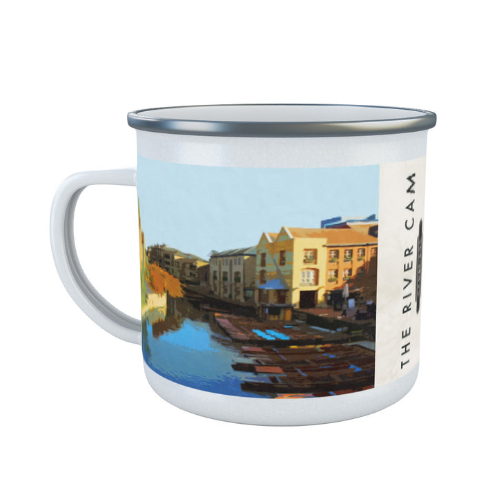 The River Cam, Cambridge Enamel Mug