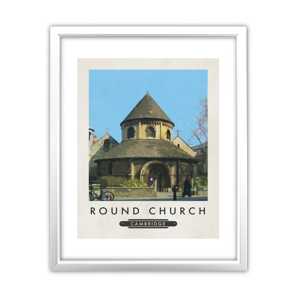 The Round Church, Cambridge - Art Print