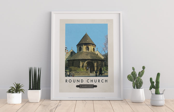 The Round Church, Cambridge - Art Print