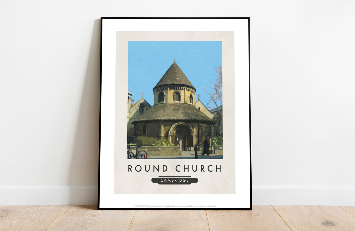 The Round Church, Cambridge - Art Print