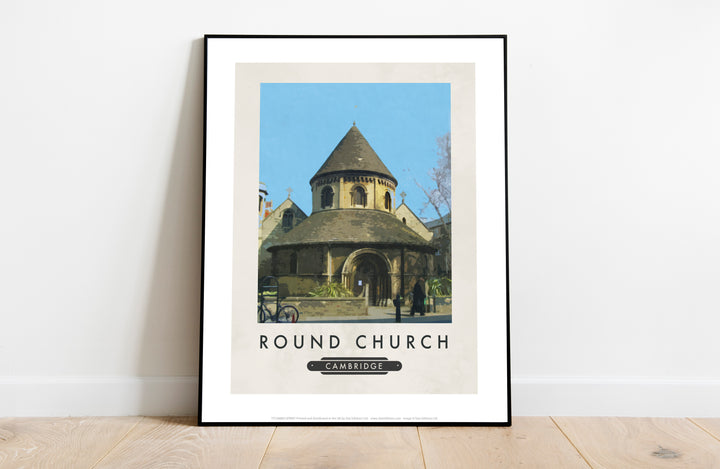 The Round Church, Cambridge - Art Print