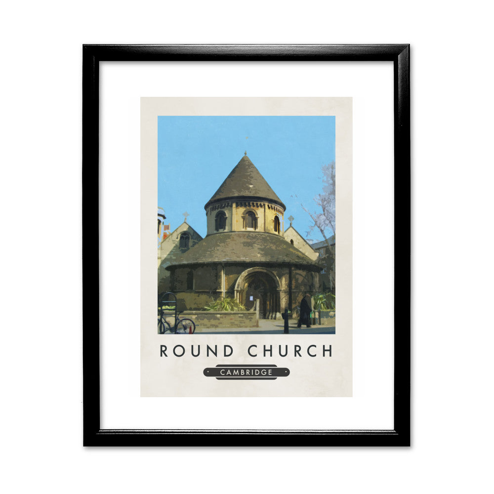 The Round Church, Cambridge - Art Print