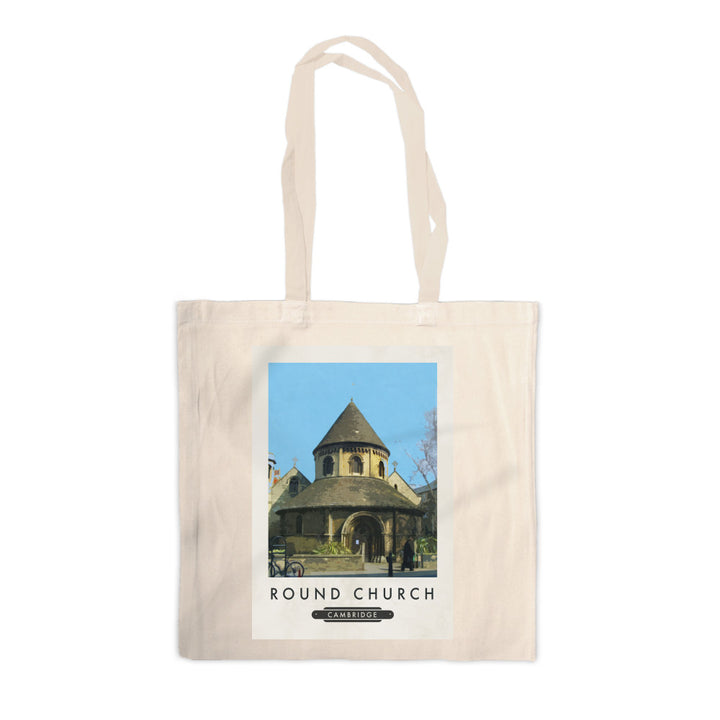 The Round Church, Cambridge Canvas Tote Bag