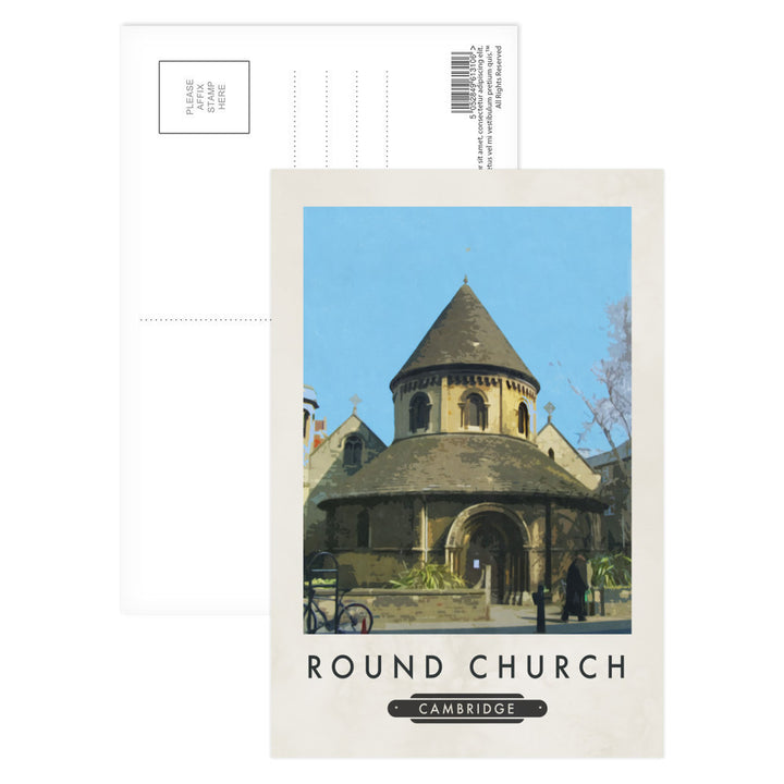 The Round Church, Cambridge Postcard Pack