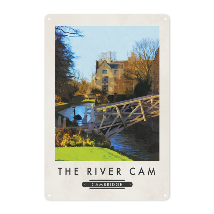 The River Cam, Cambridge Metal Sign