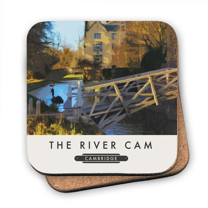 The River Cam, Cambridge MDF Coaster