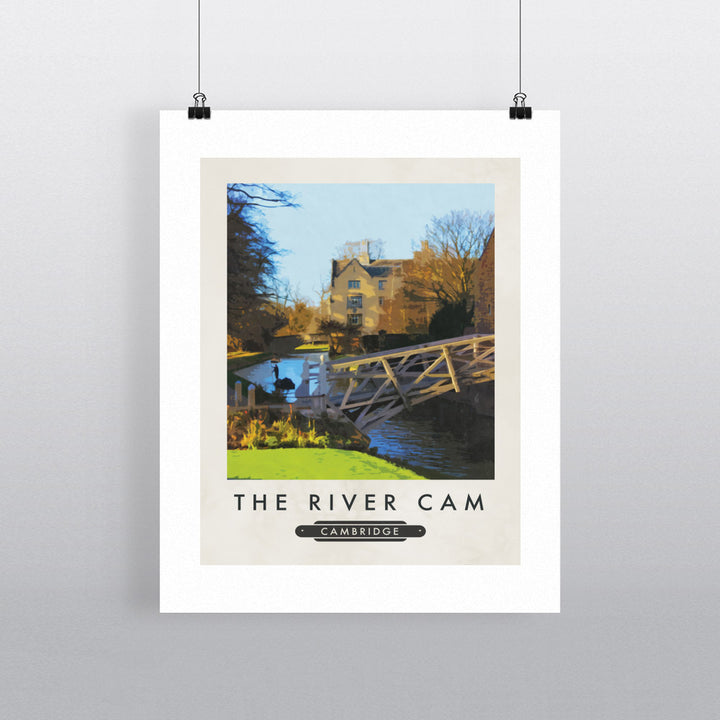 The River Cam, Cambridge 90x120cm Fine Art Print
