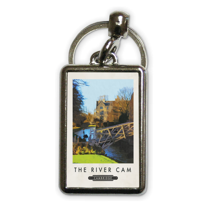 The River Cam, Cambridge Metal Keyring