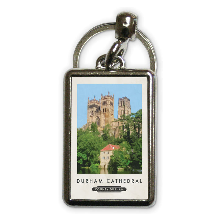Durham Cathedral Metal Keyring