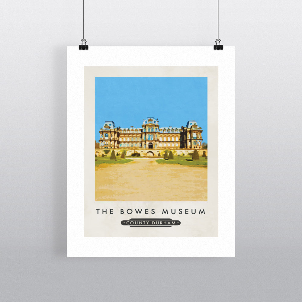 The Bowes Museum, County Durham 90x120cm Fine Art Print