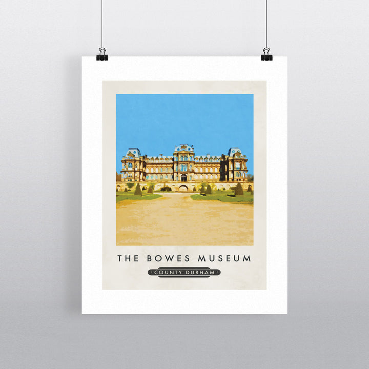 The Bowes Museum, County Durham 90x120cm Fine Art Print