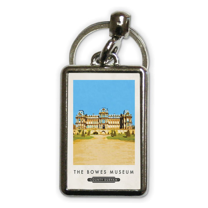 The Bowes Museum, County Durham Metal Keyring