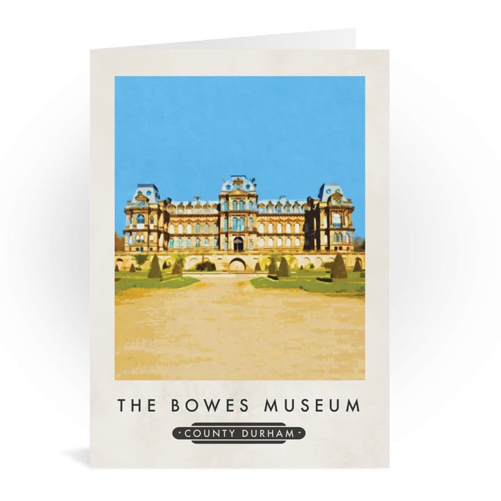 The Bowes Museum, County Durham Greeting Card 7x5