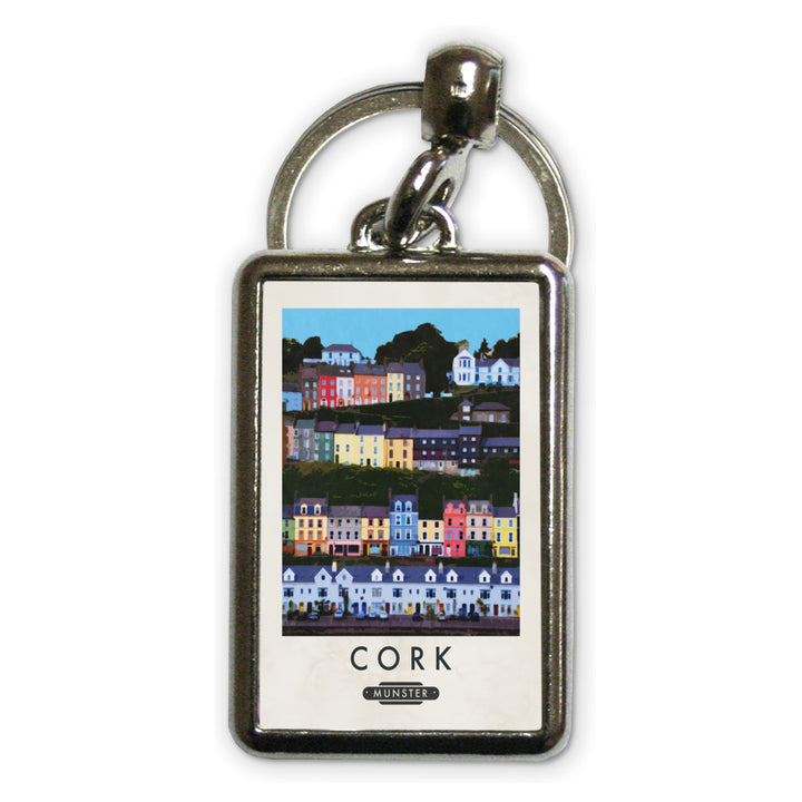 Cork, Ireland Metal Keyring