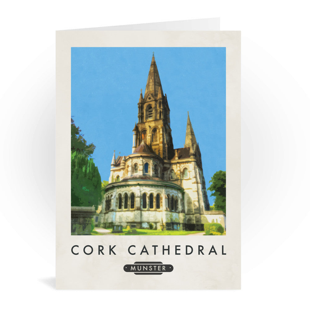 Cork Cathedral, Ireland Greeting Card 7x5