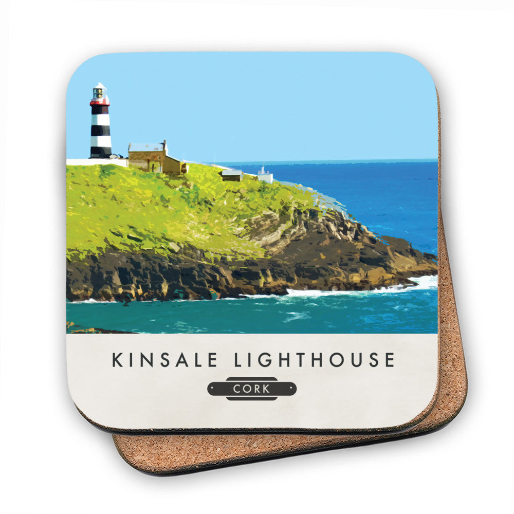 Kinsale Lighthouse, Ireland MDF Coaster