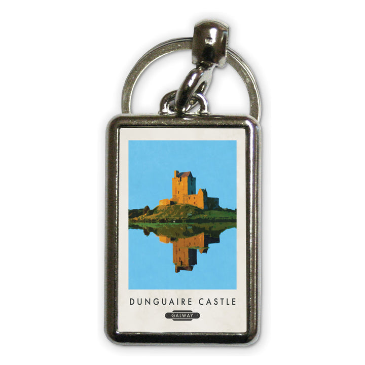 Dungaire Castle, Galway, Ireland Metal Keyring