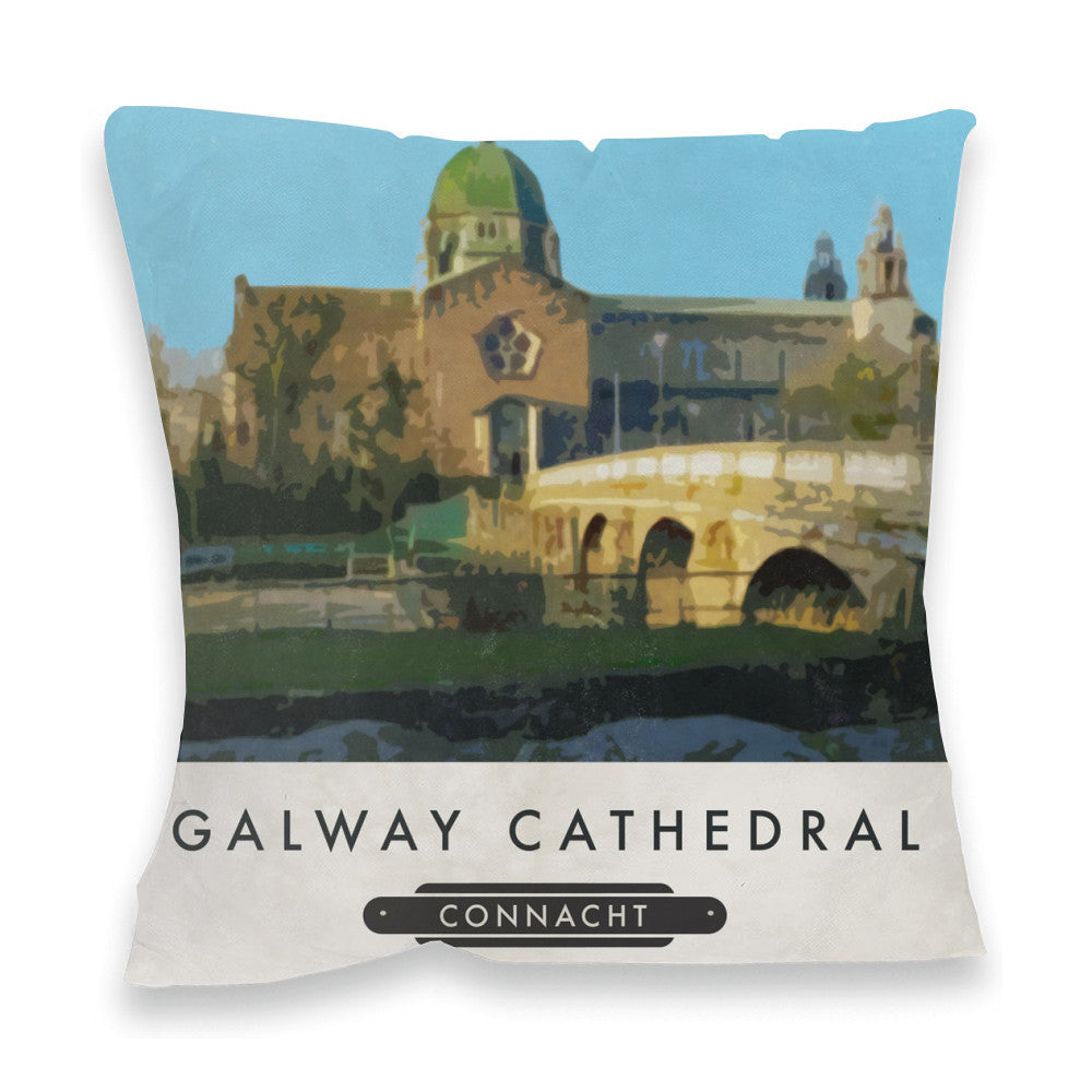 Galway Cathedral, Ireland Fibre Filled Cushion