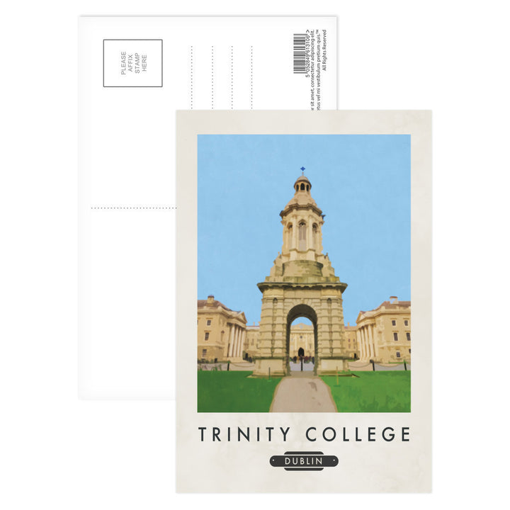 Trinity College, Dublin, Ireland Postcard Pack