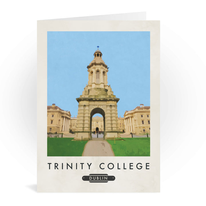 Trinity College, Dublin, Ireland Greeting Card 7x5