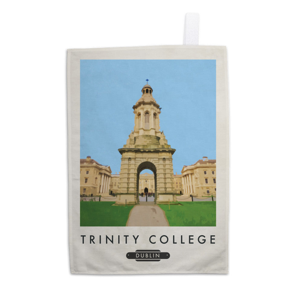 Trinity College, Dublin, Ireland Tea Towel