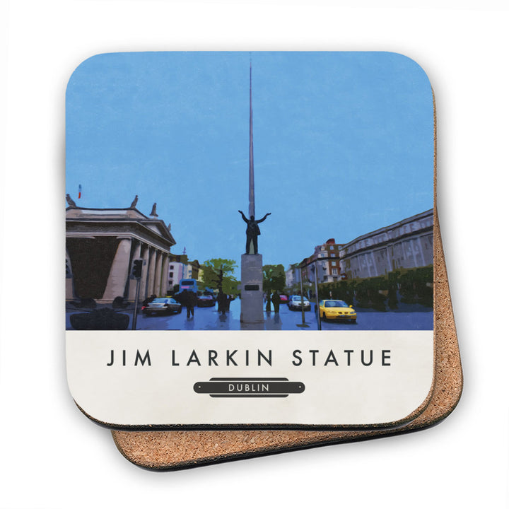 Jim Larkin, Dublin, Ireland MDF Coaster